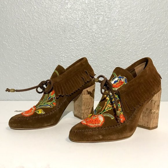 tory burch huntington fringe bootie